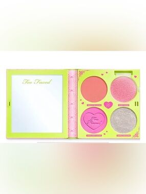 NEW Too Faced Fairytale Crush Blush and Highlighter Palette
